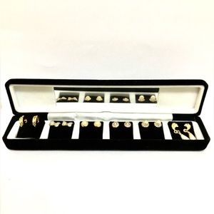 Pierre Cardin Vintage Designer Collection Rare 6 Stud Gold Plated